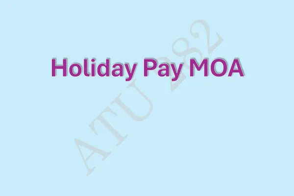 Holiday Pay MOA 