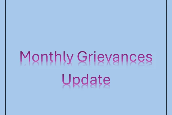 Monthly Grievances 