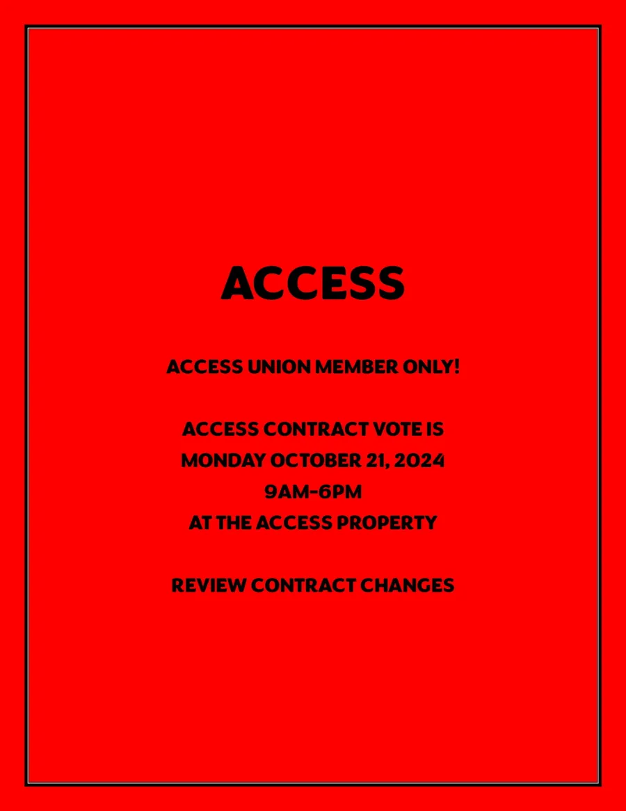 ACCESS CONTRACT VOTE