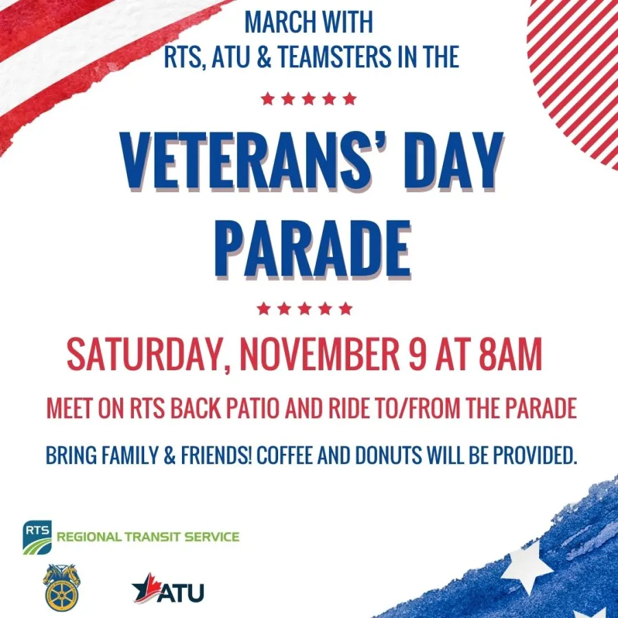 ATU 282 Veterans Day Parade