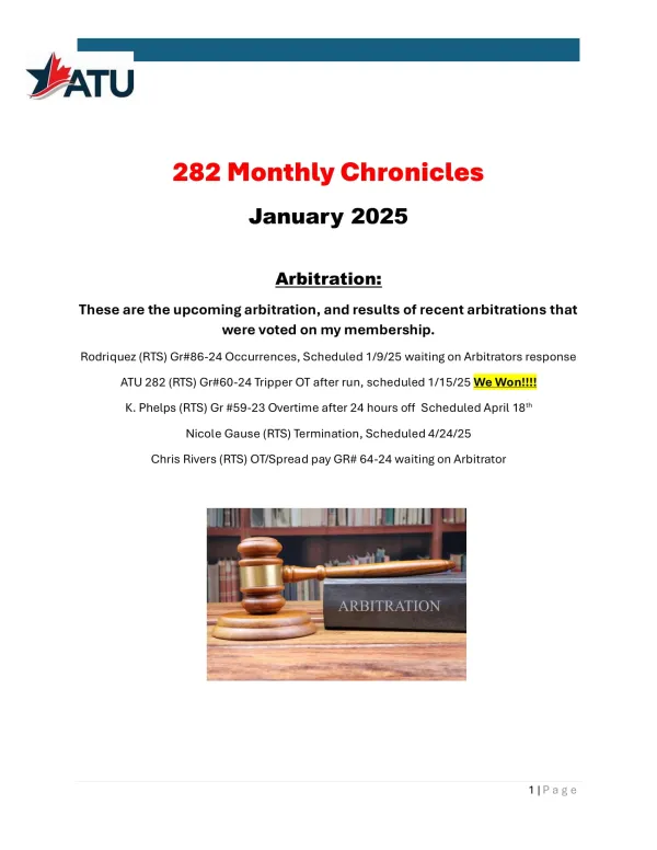 ATU News Letter 25 1