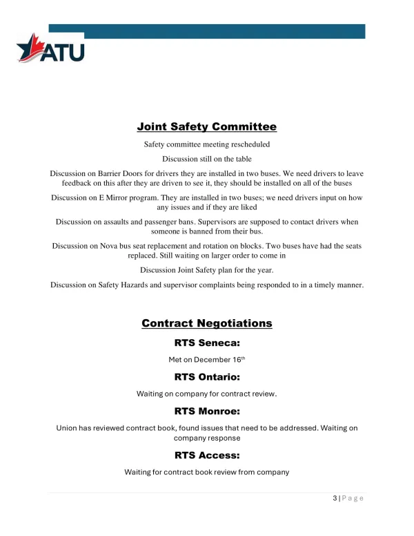 ATU News Letter 25 3