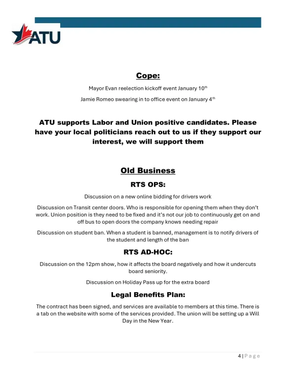 ATU News Letter 25 4